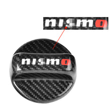 Load image into Gallery viewer, BRAND NEW UNIVERSAL NISMO Real Carbon Fiber Gas Fuel Cap Cover For Nissan