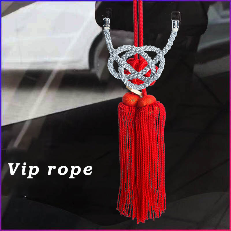 BRAND NEW UNIVERSAL VIP JUNCTION PRODUCE INTERIOR RED FUSA CHARM WITH SILVER KNOT