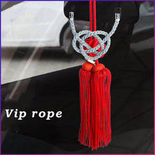 Load image into Gallery viewer, BRAND NEW UNIVERSAL VIP JUNCTION PRODUCE INTERIOR RED FUSA CHARM WITH SILVER KNOT