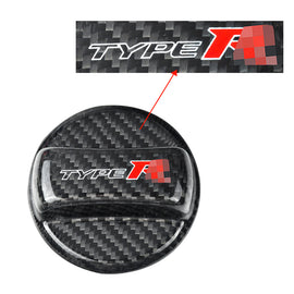 BRAND NEW UNIVERSAL HONDA TYPE R Real Carbon Fiber Gas Fuel Cap Cover For Honda