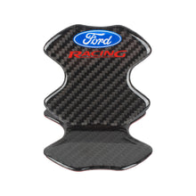 Load image into Gallery viewer, BRAND NEW UNIVERSAL 2PCS FORD RACING REAL CARBON FIBER ANTI-SCRATCH DOOR HANDLE PROTECTOR