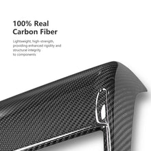 Load image into Gallery viewer, Brand New 2017-2024 Tesla Model 3 &amp; Y Real Carbon Fiber Rear Backseat A/C Vent Cover Trim