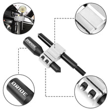 Load image into Gallery viewer, Brand New BRIDE H Type Car Shifter Knob Extension Adjustable Gear Black / Silver M12x1.25