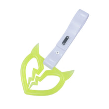 Load image into Gallery viewer, Brand New Devil Demon Broken Heart Yellow Glow In The Dark JDM TSURIKAWA Ring Subway Train Bus Handle Strap Charm Drift