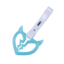 Load image into Gallery viewer, Brand New Devil Demon Broken Heart Teal Glow In The Dark JDM TSURIKAWA Ring Subway Train Bus Handle Strap Charm Drift