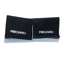 BRAND NEW 2PCS RECARO Black Racing Bucket Seat Cover Protect Tuning Side Pad Cushion