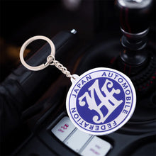 Load image into Gallery viewer, BRAND NEW BLUE JAF JAPAN AUTOMOBILE FEDERATION KEYCHAIN JDM Racing Car Styling Keychain Drift Key Phone Holder
