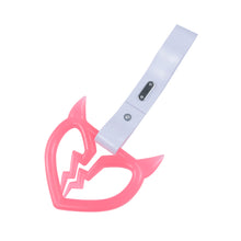 Load image into Gallery viewer, Brand New Devil Demon Broken Heart Glow In The Dark Red JDM TSURIKAWA Ring Subway Train Bus Handle Strap Charm Drift