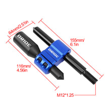 Load image into Gallery viewer, Brand New BRIDE H Type Car Shifter Knob Extension Adjustable Gear Black / Blue M12x1.25