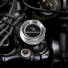 Load image into Gallery viewer, Brand New JDM Mazdaspeed Silver Aluminum Engine Oil Fuel Filler Cap Billet For Mazda