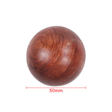 Load image into Gallery viewer, Brand New Universal JDM Real Wooden 54mm Round Ball SHIFT KNOB M8 M10 M12