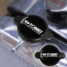 Load image into Gallery viewer, Brand New JDM 1.3bar 15mm TOMEI Black Racing Cap High Pressure Radiator Cap For Universal