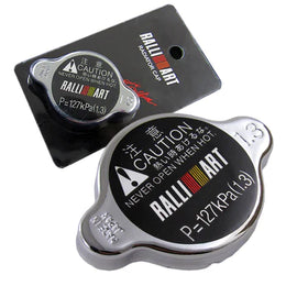 Brand New JDM 1.3bar 15mm Ralliart Racing Chrome Radiator Cap S Type For Mitsubishi