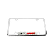Load image into Gallery viewer, Brand New Universal 1PCS 5.0L COYOTE V8 Chrome Metal License Plate Frame