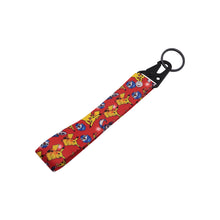 Load image into Gallery viewer, BRAND New JDM Pokemon Red Racing Keychain Metal key Ring Hook Strap Lanyard Universal