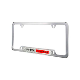 Brand New Universal 1PCS 5.0L COYOTE V8 Chrome Metal License Plate Frame