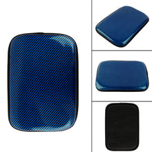 Load image into Gallery viewer, BRAND NEW UNIVERSAL CARBON FIBER BLUE Car Center Console Armrest Cushion Mat Pad Cover