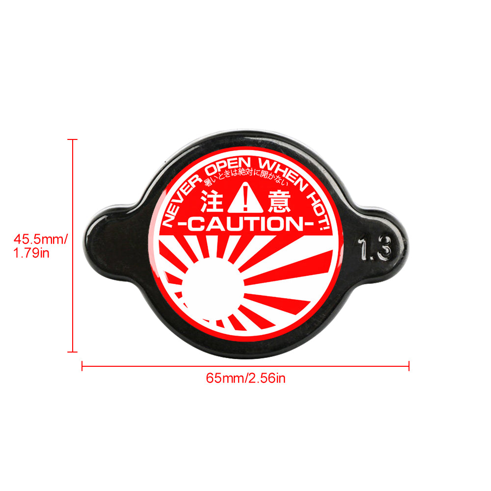 Brand New JDM 1.3bar 15mm JDM Raising Sun Racing Black Radiator Cap S Type Universal