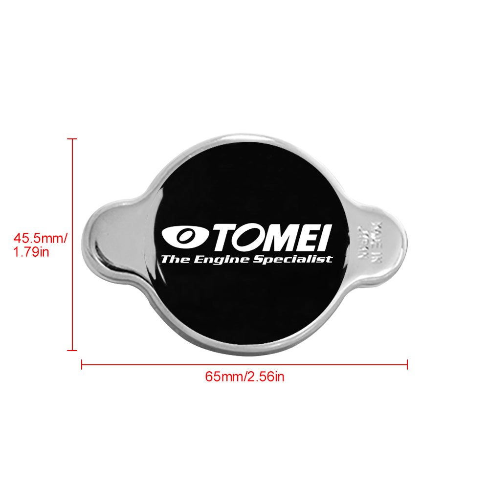 Brand New JDM 1.3bar 15mm TOMEI Chrome Racing Cap High Pressure Radiator Cap For Universal