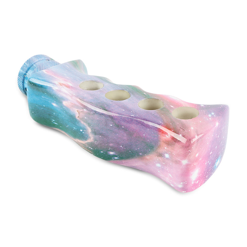 Brand New Universal Star Galaxy Slotted Pistol Grip Handle Manual Gear Shift Knob Shifter M8 M10 M12