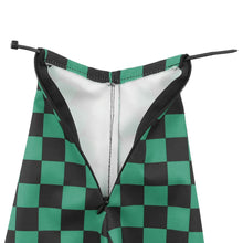 Load image into Gallery viewer, Brand New Universal Checkered Green Black Stitch Fabric Gear Manual Shifter Shift Knob Boot