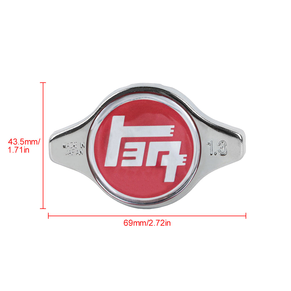 Brand New JDM 1.3bar 9mm TOYOTA TEQ Chrome Racing Cap High Pressure Radiator Cap For Toyota