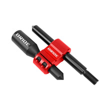 Load image into Gallery viewer, Brand New BRIDE H Type Car Shifter Knob Extension Adjustable Gear Black / Red M12x1.25