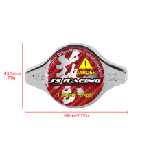 Load image into Gallery viewer, Brand New JDM 1.3bar 9mm J&#39;S RACING Waza Chrome Racing Cap High Pressure Radiator Cap For Universal