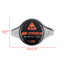 Load image into Gallery viewer, Brand New JDM 1.3bar 9mm Spoon Sports Chrome Racing Cap High Pressure Radiator Cap