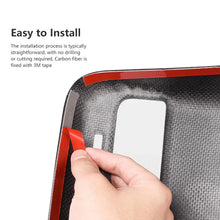 Load image into Gallery viewer, Brand New 2017-2024 Tesla Model 3 &amp; Y Real Carbon Fiber Rear Backseat A/C Vent Cover Trim