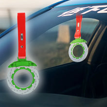 Load image into Gallery viewer, Brand New Brake Rotors Green TSURIKAWA Ring Subway Train Bus Handle Red Strap Charm Drift