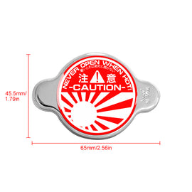 Brand New JDM 1.3bar 15mm JDM Raising Sun Racing Chrome Radiator Cap S Type Universal