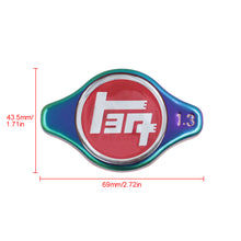 Load image into Gallery viewer, Brand New JDM 1.3bar 9mm TOYOTA TEQ Neo-Chrome Racing Cap High Pressure Radiator Cap For Toyota