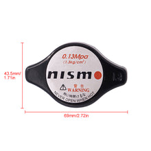 Load image into Gallery viewer, Brand New JDM 1.3bar 9mm Nismo Black Racing Cap High Pressure Radiator Cap For Nissan