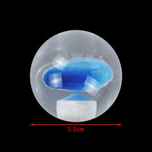 Load image into Gallery viewer, Brand New Universal Round Ball Heart Blue Crystal Clear Manual Gear Shift Knob Shifter M8 M10 M12