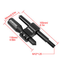 Load image into Gallery viewer, Brand New BRIDE H Type Car Shifter Knob Extension Adjustable Gear Black / Black M12x1.25