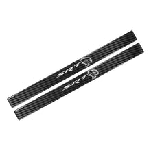 Load image into Gallery viewer, Brand New 4PCS Universal SRT Real Carbon Fiber Black Car Door Scuff Sill Cover Panel Step Protector