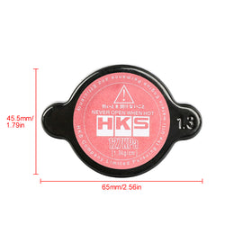 Brand New JDM 1.3bar 15mm HKS Black Racing Radiator Cap S Type Universal