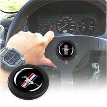 Load image into Gallery viewer, Brand New Universal Ford Mustang Car Horn Button Black Steering Wheel Horn Button Center Cap