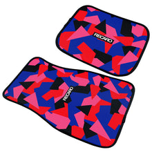 Load image into Gallery viewer, Brand New Universal 4PCS V10 RECARO CAMOUFLAGE STYLE Racing Fabric Car Floor Mats Interior Carpets