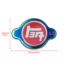 Load image into Gallery viewer, Brand New JDM 1.3bar 15mm TOYOTA TEQ Neo-Chrome Racing Cap High Pressure Radiator Cap For Toyota