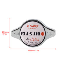 Load image into Gallery viewer, Brand New JDM 1.3bar 9mm Nismo Chrome Racing Cap High Pressure Radiator Cap For Nissan