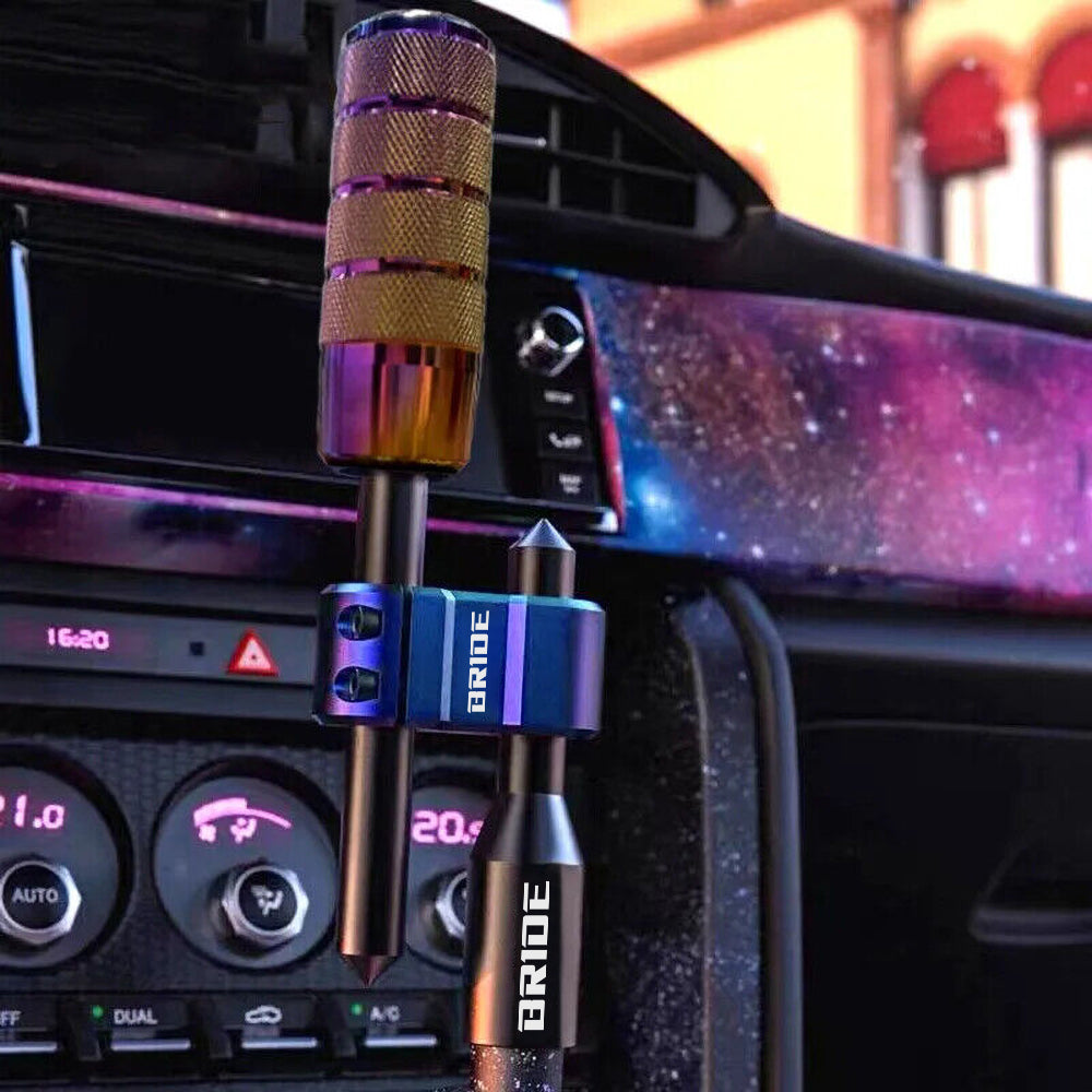 Brand New BRIDE H Type Car Shifter Knob Extension Adjustable Gear Black / Blue M12x1.25