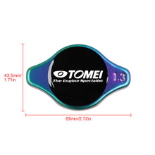 Load image into Gallery viewer, Brand New JDM 1.3bar 9mm TOMEI Neo Chrome Racing Cap High Pressure Radiator Cap For Universal