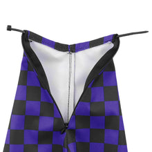 Load image into Gallery viewer, Brand New Universal Checkered Blue Black Stitch Fabric Gear Manual Shifter Shift Knob Boot