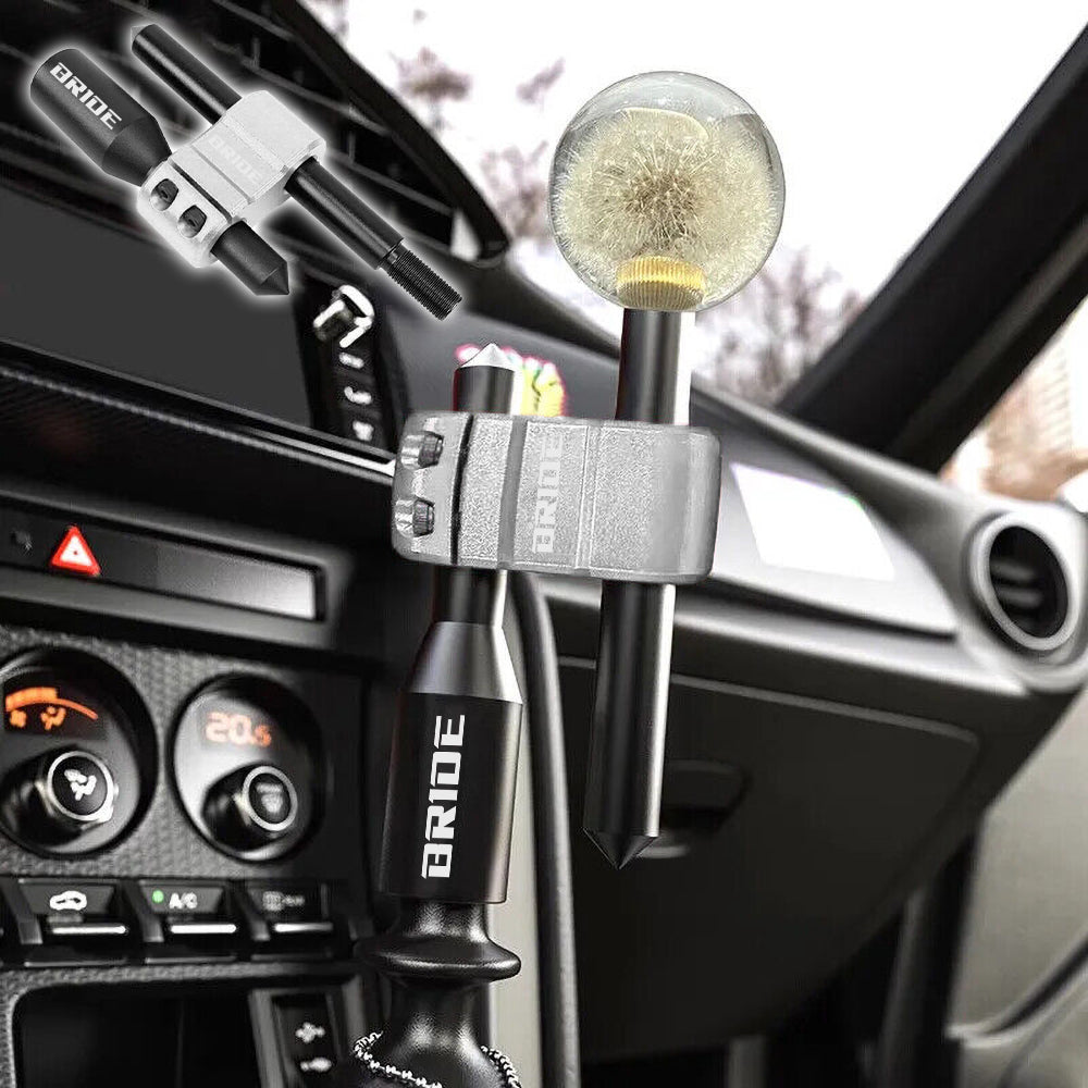 Brand New BRIDE H Type Car Shifter Knob Extension Adjustable Gear Black / Silver M12x1.25