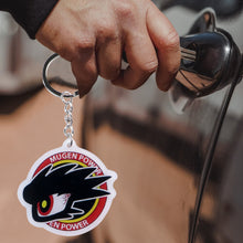 Load image into Gallery viewer, BRAND NEW Mugen Power Commander Eye JDM Racing Car Styling Keychain Drift Key Phone Holder