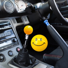 Load image into Gallery viewer, Brand New Universal JDM SMILE FACE YELLOW Round Ball Shift Knob Automatic Car Gear Shifter