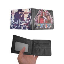 Load image into Gallery viewer, Brand New Unisex One Piece Anime Purse Short Bifold Fashion Leather Wallet