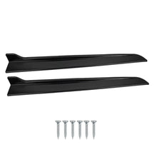 Load image into Gallery viewer, Brand New 2PCS Universal 42&quot; Bumper Side Skirt Extension Splitters Carbon Fiber Look
